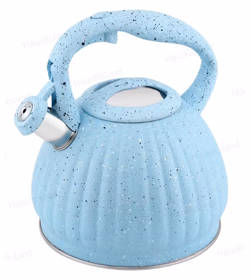 Bouilloire théière sifflante rétro en acier inoxydable avec poignée en bois pour cuisinière à induction cuisinière à gaz cuisinière électrique en céramique 2L bouilloire à thé chaud Wbb16343